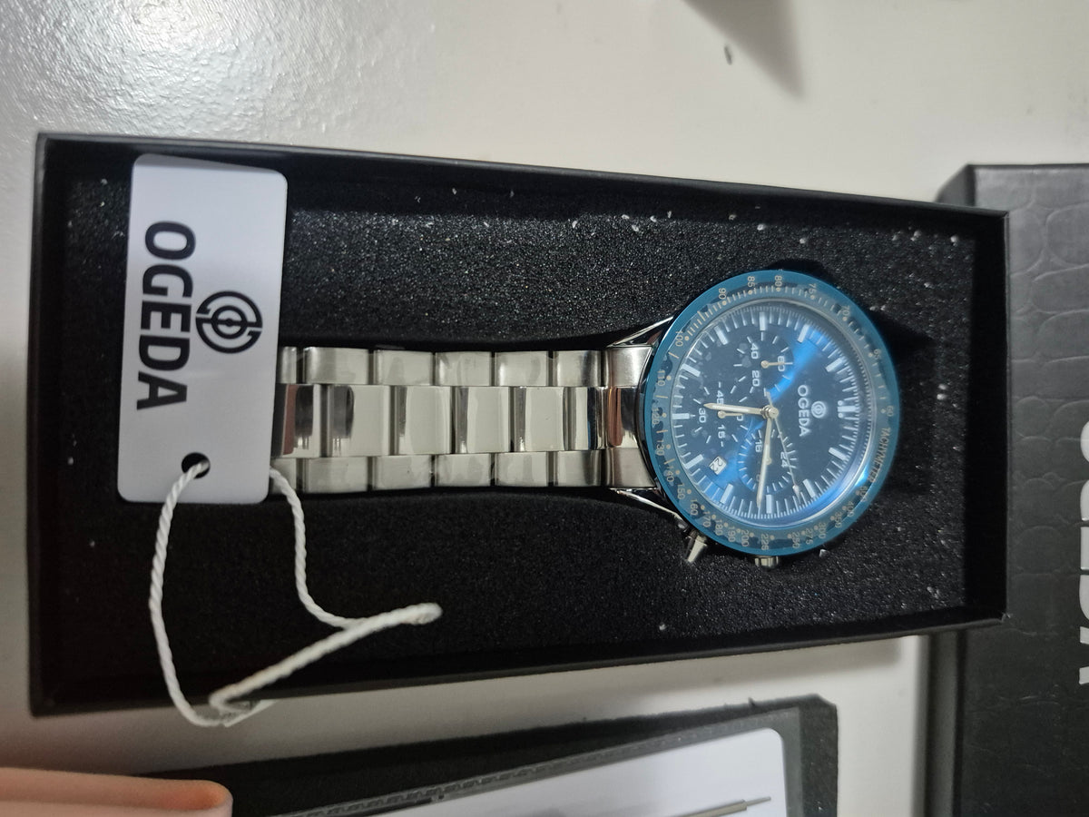 Relógio Ogeda Masculino Cronógrafo Quartz Analógica Og6001