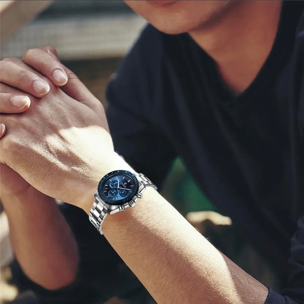 Relógio Ogeda Masculino Cronógrafo Quartz Analógica Og6001