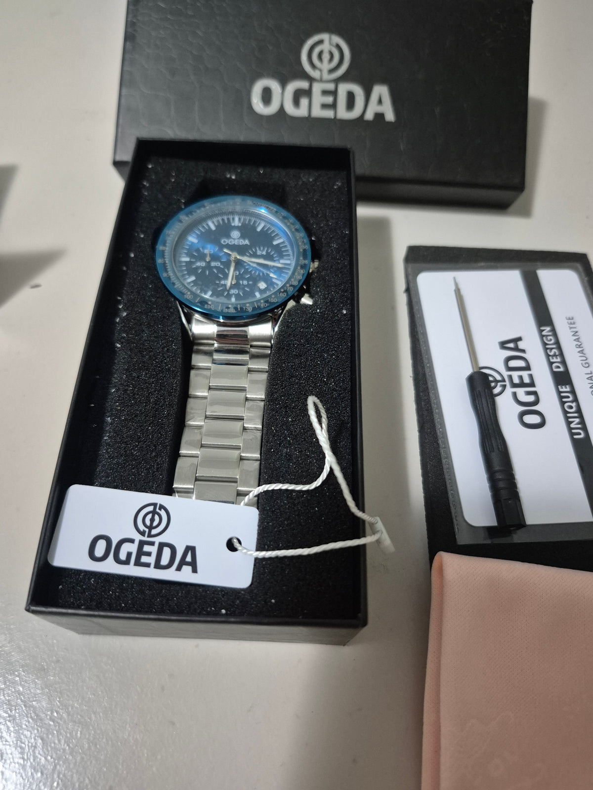 Relógio Ogeda Masculino Cronógrafo Quartz Analógica Og6001
