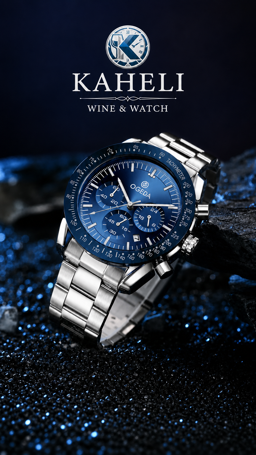 Relógio Ogeda Masculino Cronógrafo Quartz Analógica Og6001